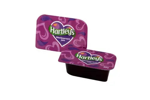 Hartley’s Blackcurrant Jam portions