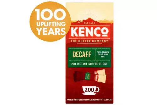 Kenco Decaf Instant Coffee 200x1.8g, Stickpacks